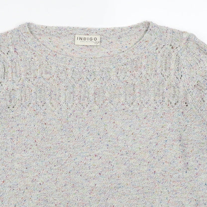 Womens UK Size 12 Marks and Spencer Grey Pullover Jumper