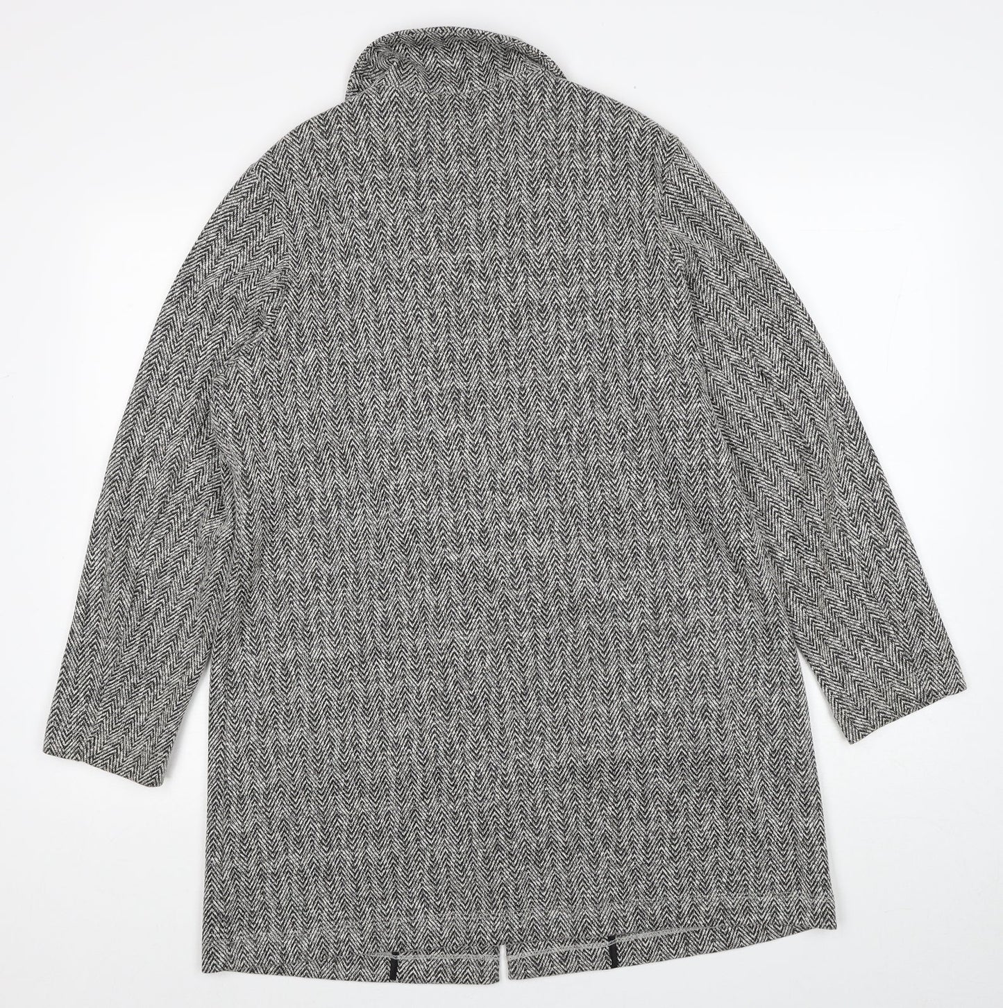 Womens UK Size M Dunnes Stores Grey Overcoat