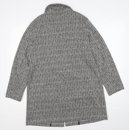 Womens UK Size M Dunnes Stores Grey Overcoat