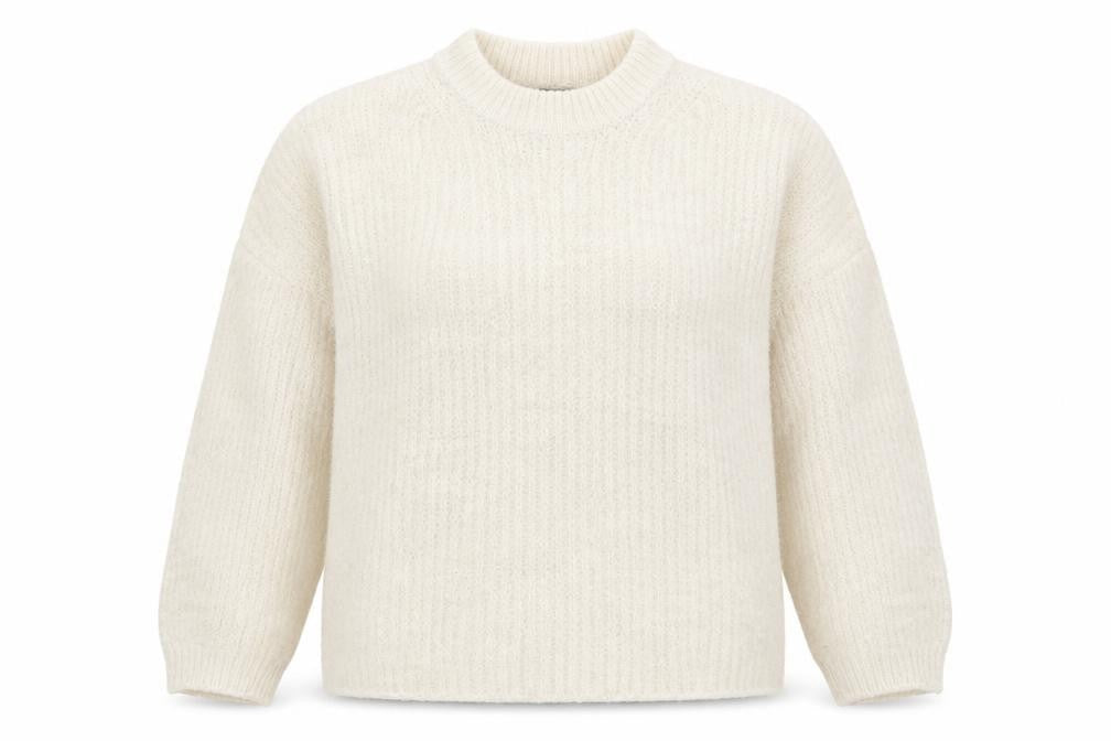 Womens UK Size 12 Marks and Spencer White Pullover Jumper