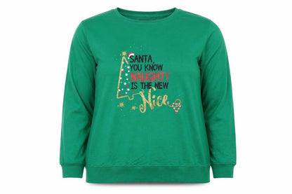 Studio Womens Green Cotton Pullover Sweatshirt Size 16 Pullover