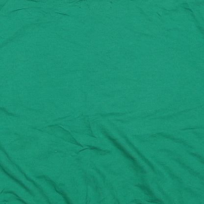 Studio Womens Green Cotton Pullover Sweatshirt Size 16 Pullover