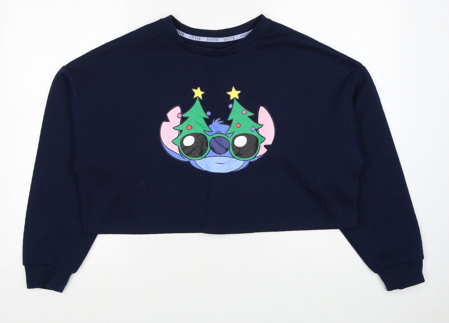 Womens UK Size 12 Disney Blue Pullover Sweatshirt