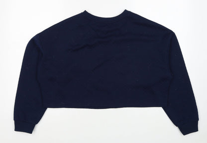 Womens UK Size 12 Disney Blue Pullover Sweatshirt