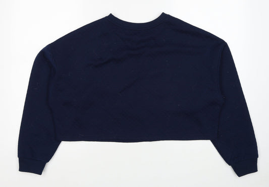 Womens UK Size 12 Disney Blue Pullover Sweatshirt