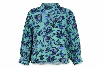 Womens UK Size 8 H&M Blue Basic Blouse