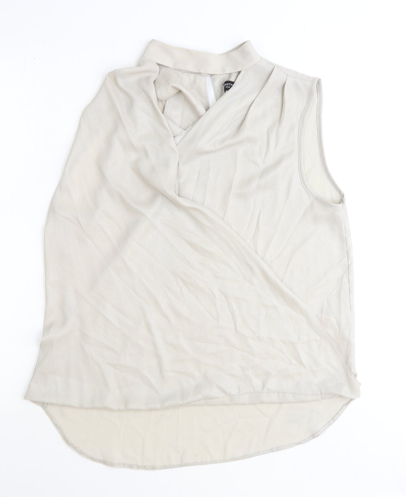 Womens UK Size 14 Dorothy Perkins Grey Basic Tank