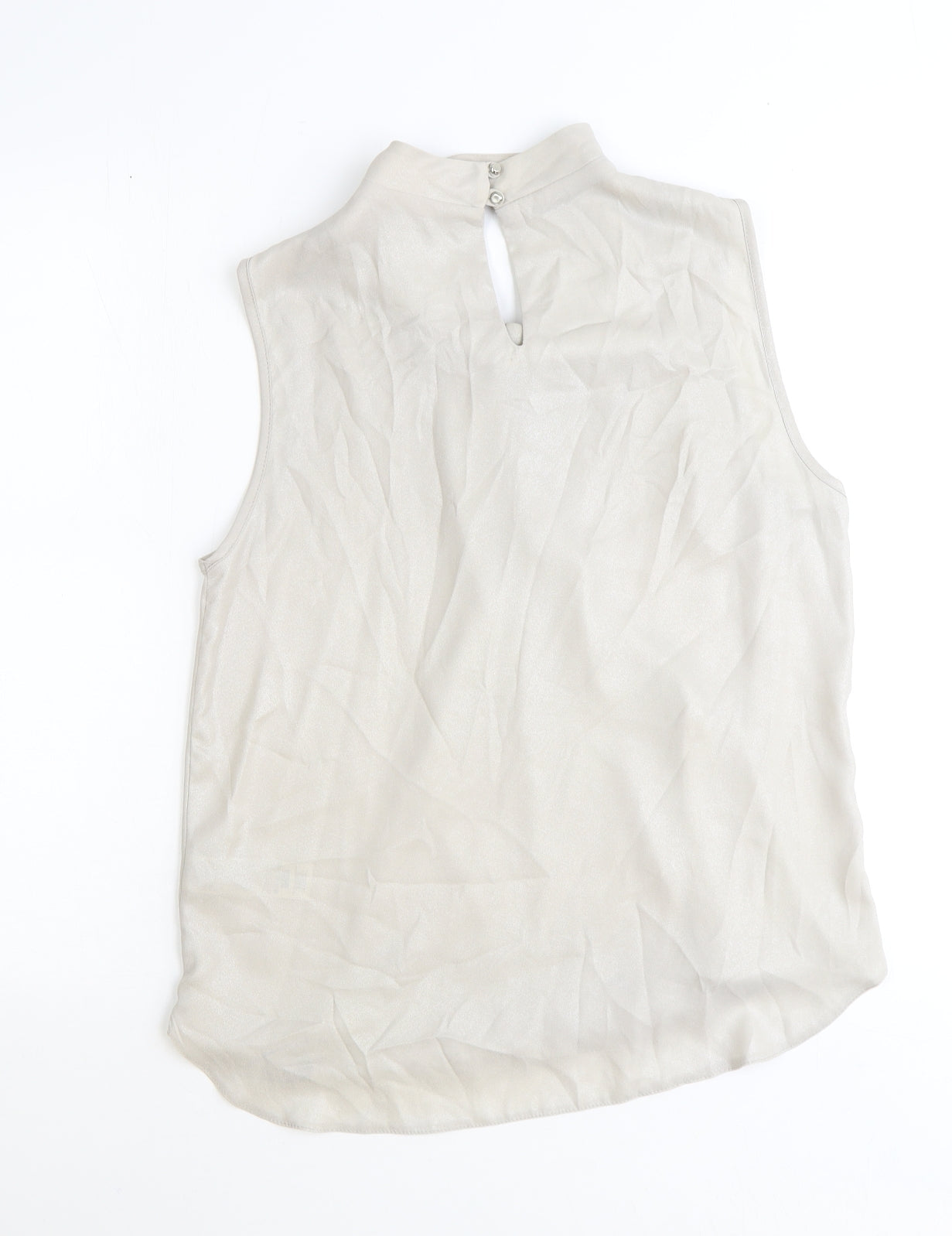 Womens UK Size 14 Dorothy Perkins Grey Basic Tank