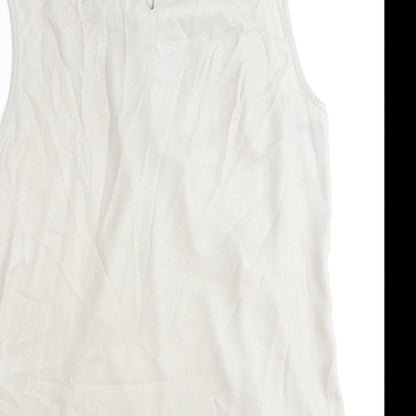 Womens UK Size 14 Dorothy Perkins Grey Basic Tank