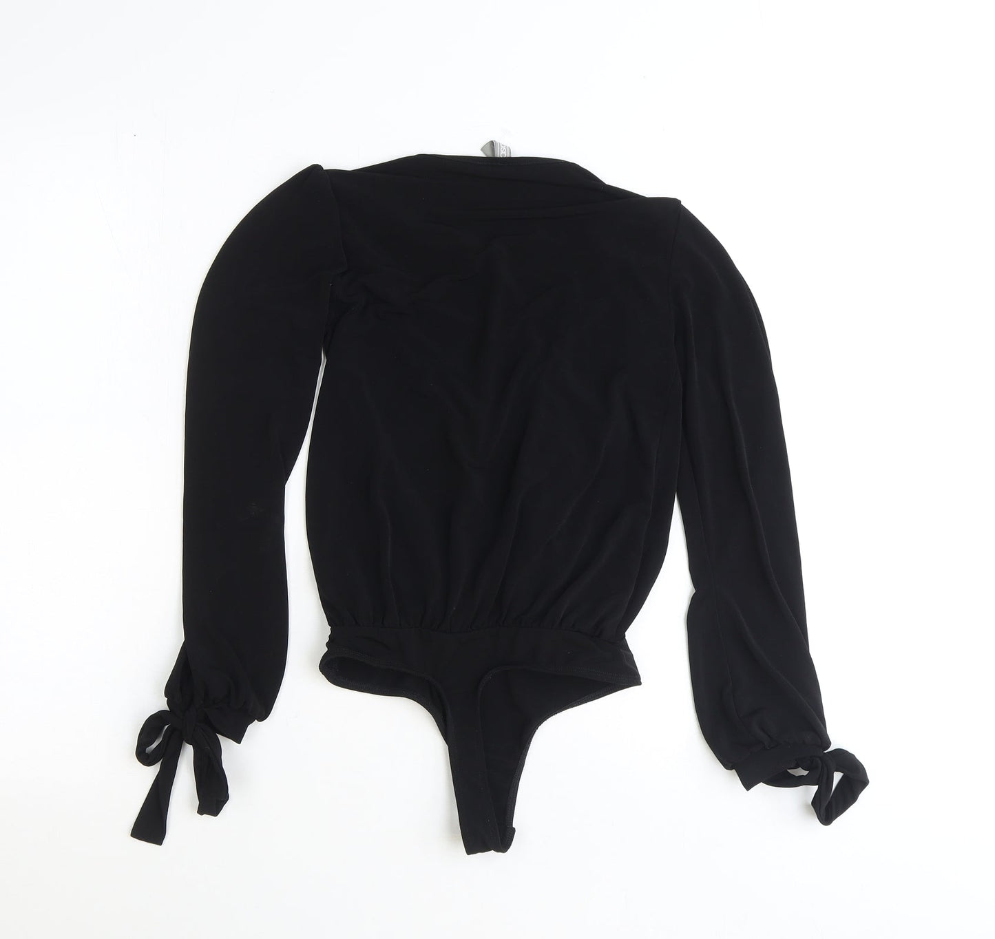 Womens UK Size 4 ASOS One-Piece Black Bodysuit