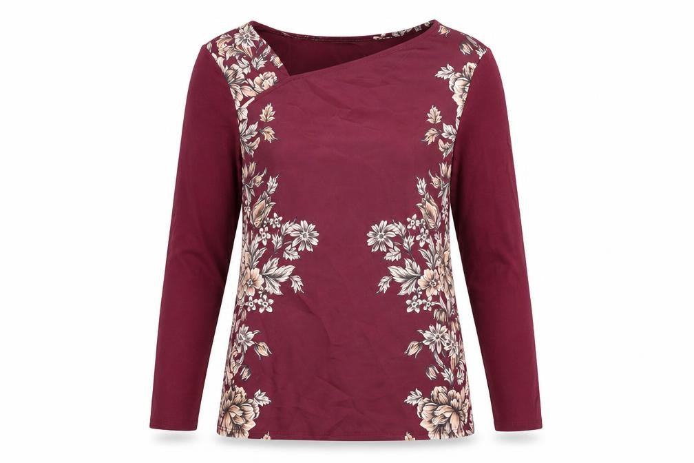 Womens UK Size 12 Per Una Red Basic T-Shirt