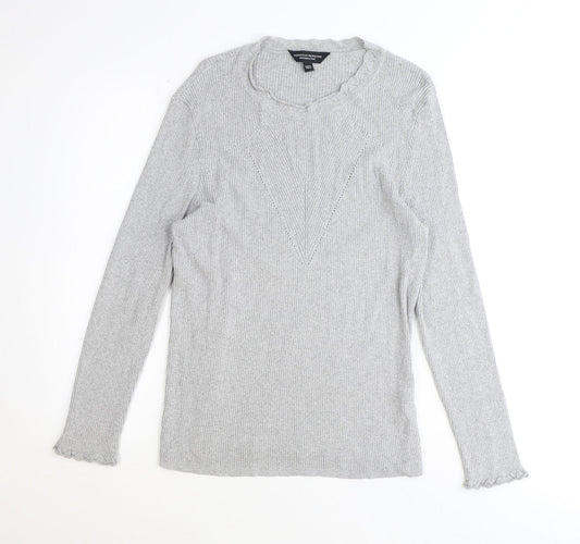 Womens UK Size 16 Dorothy Perkins Grey Pullover Jumper