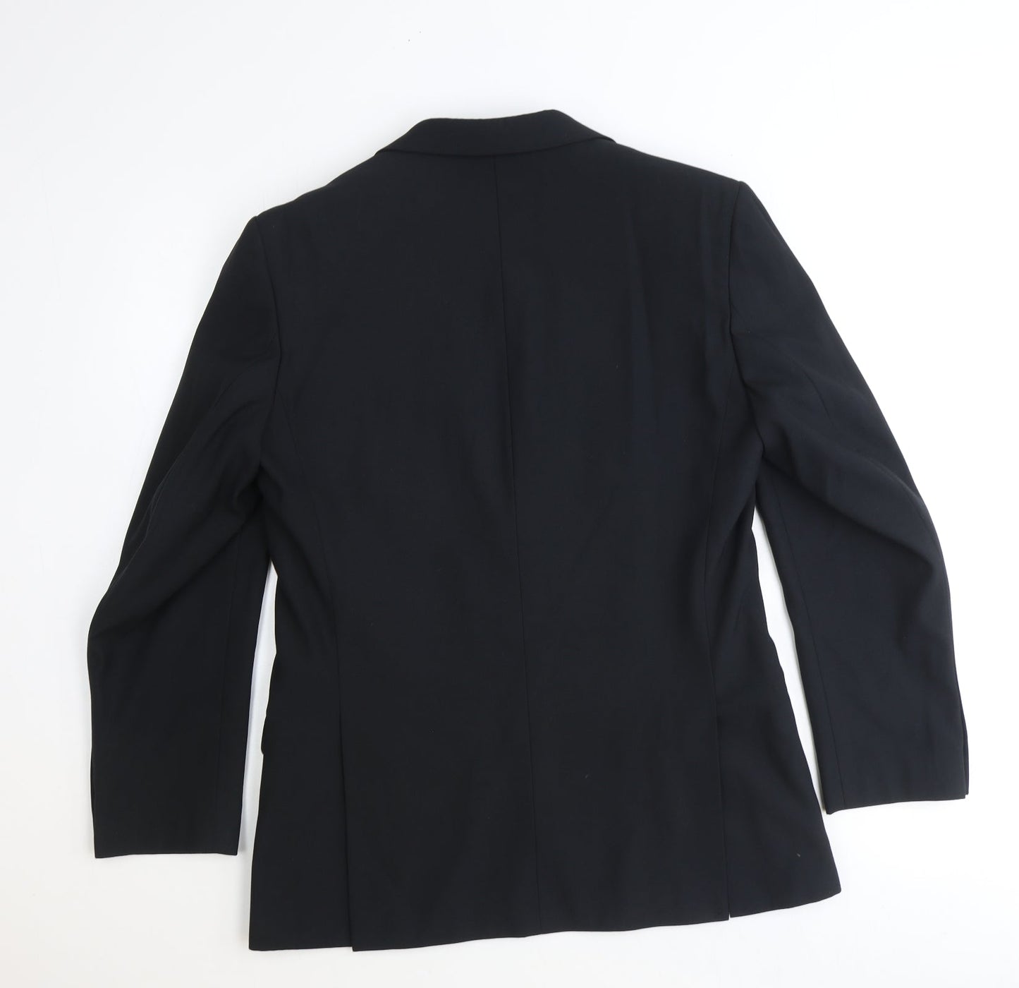 Petroleum Mens Black Polyester Jacket Suit Jacket Size 38 Regular