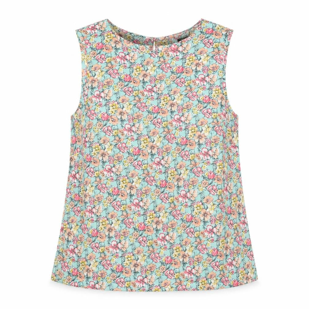 Womens UK Size 8 New Look Green Basic Tank