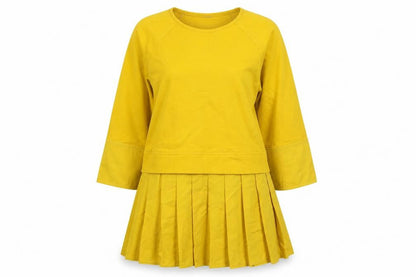 Womens UK Size XS COS Yellow Basic Blouse