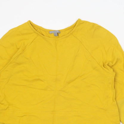 Womens UK Size XS COS Yellow Basic Blouse