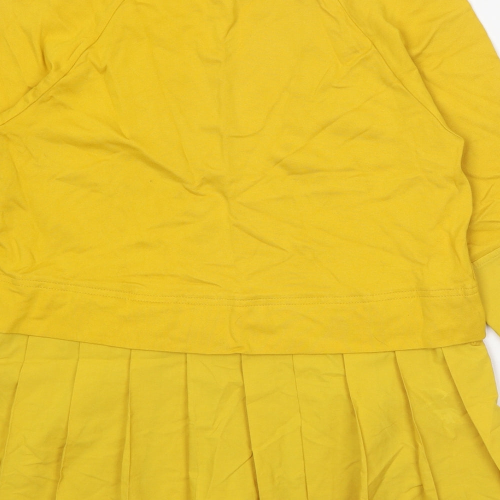 Womens UK Size XS COS Yellow Basic Blouse