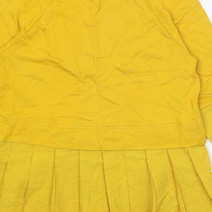 Womens UK Size XS COS Yellow Basic Blouse