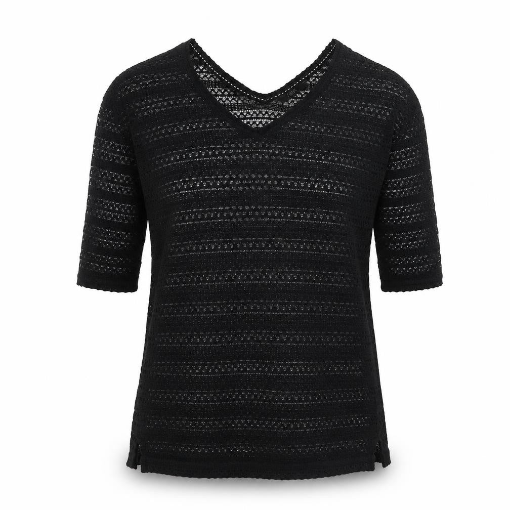 Womens UK Size 8 NEXT Black Pullover Jumper