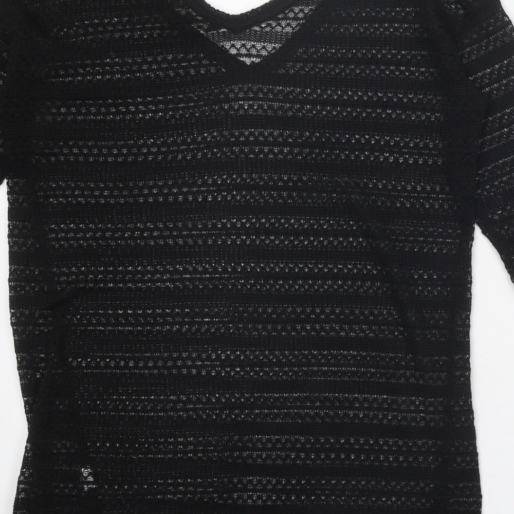 Womens UK Size 8 NEXT Black Pullover Jumper