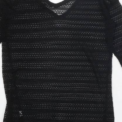 Womens UK Size 8 NEXT Black Pullover Jumper