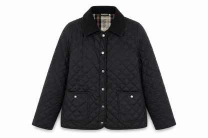 Womens UK Size M Izabel Black Quilted Coat