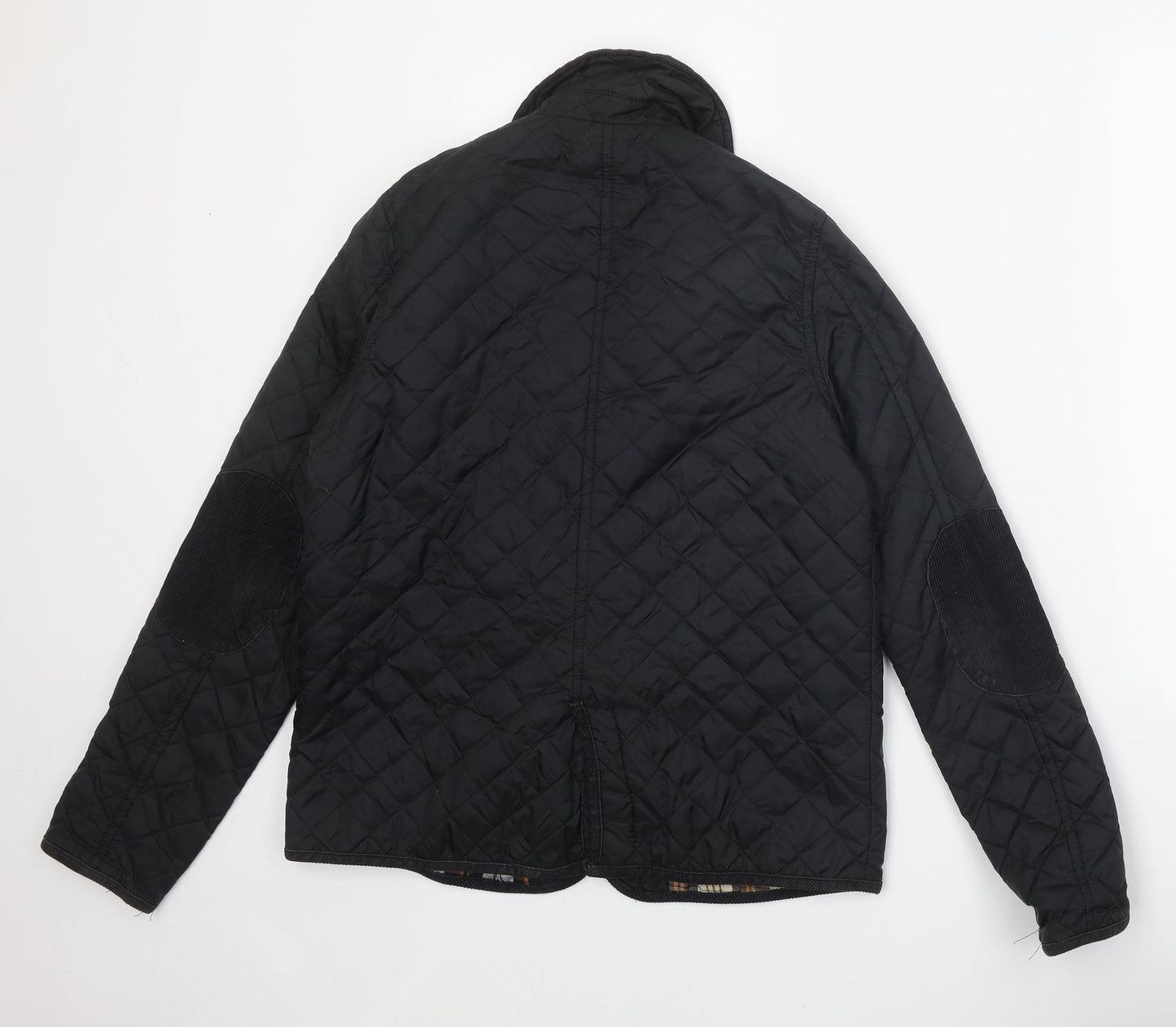Womens UK Size M Izabel Black Quilted Coat