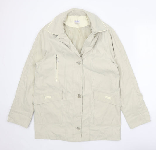 Mackays Womens Beige Jacket Size S Button