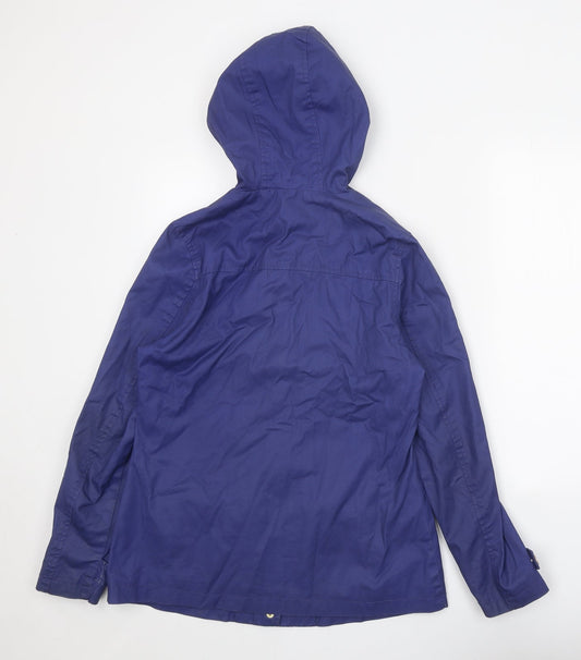 TU Womens Blue Jacket Size 8 Snap