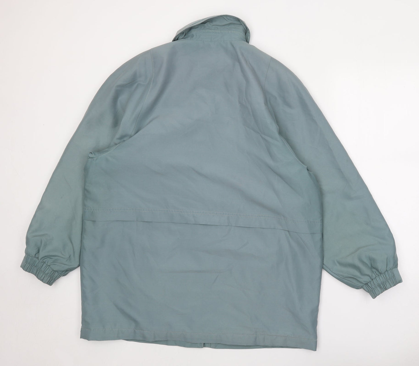 Womens UK Size 14 Marks and Spencer Green Rain Coat