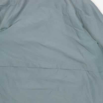 Womens UK Size 14 Marks and Spencer Green Rain Coat