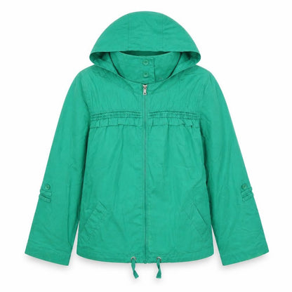 Marks & Spencer Womens Green Jacket Size 10 Zip