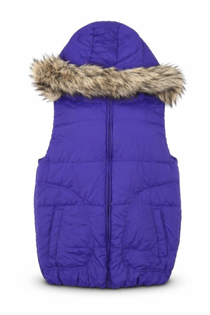 Womens UK Size XS Gap Blue Gilet