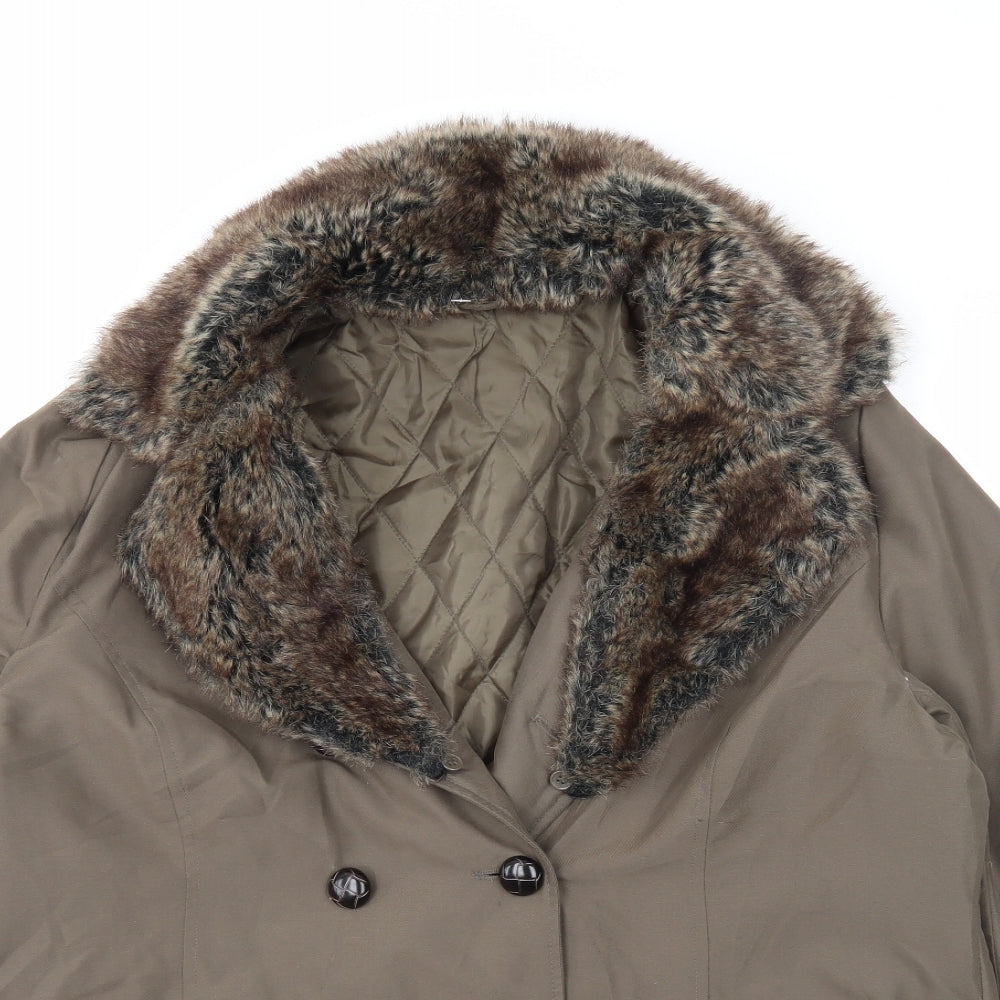 Womens UK Size 16 Being Casual Green Jacket