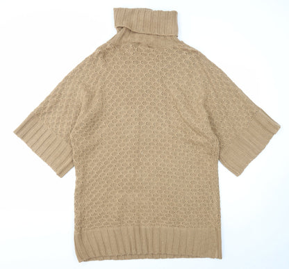 Womens UK Size M Atmosphere Brown Pullover Jumper