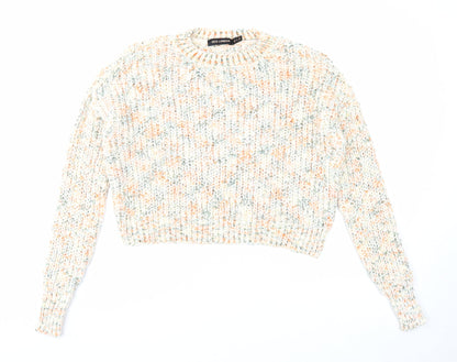 Womens UK Size S QED London Multicoloured Pullover Jumper