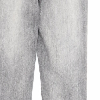 Fresh Made Womens Grey Cotton Skinny Jeans Size XS Regular Zip