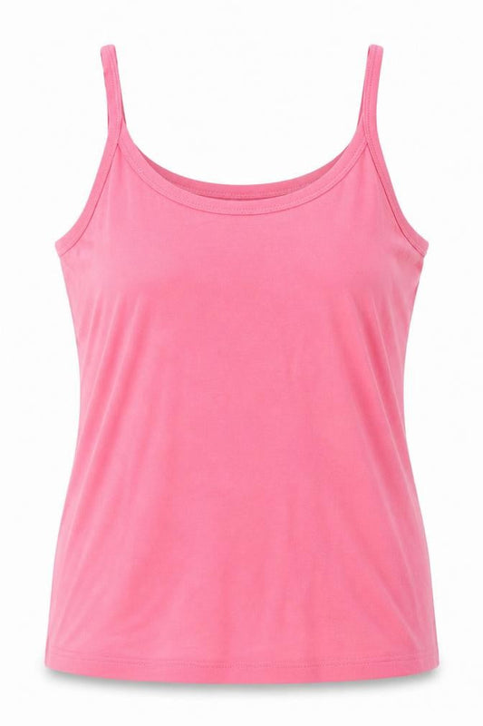 Womens UK Size 18 Editions Pink Basic Tank