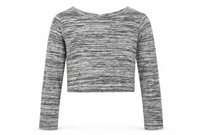 Womens UK Size 10 Boohoo Black Cropped T-Shirt