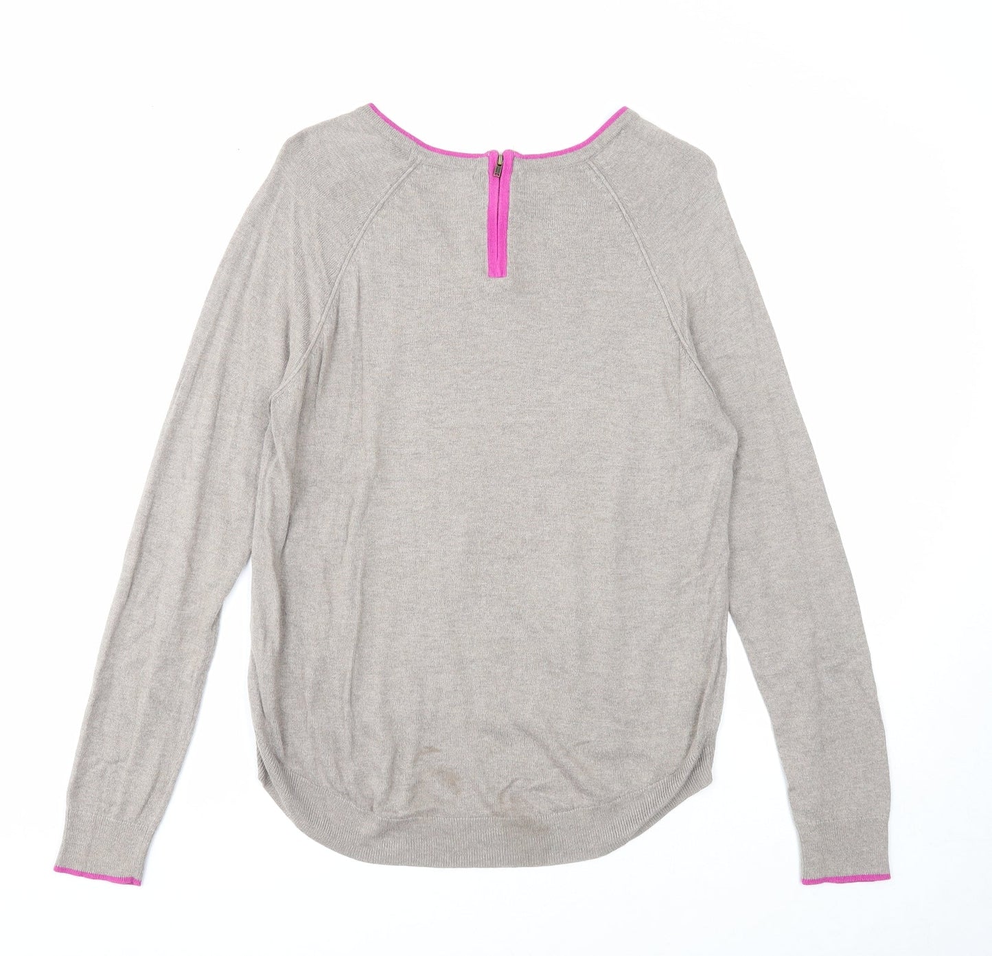 Womens UK Size 12 Marks and Spencer Brown Pullover Jumper