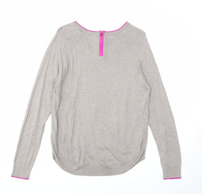 Womens UK Size 12 Marks and Spencer Brown Pullover Jumper