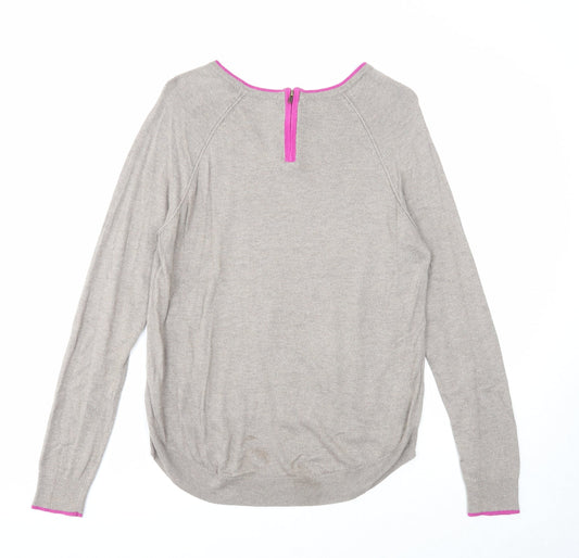 Womens UK Size 12 Marks and Spencer Brown Pullover Jumper