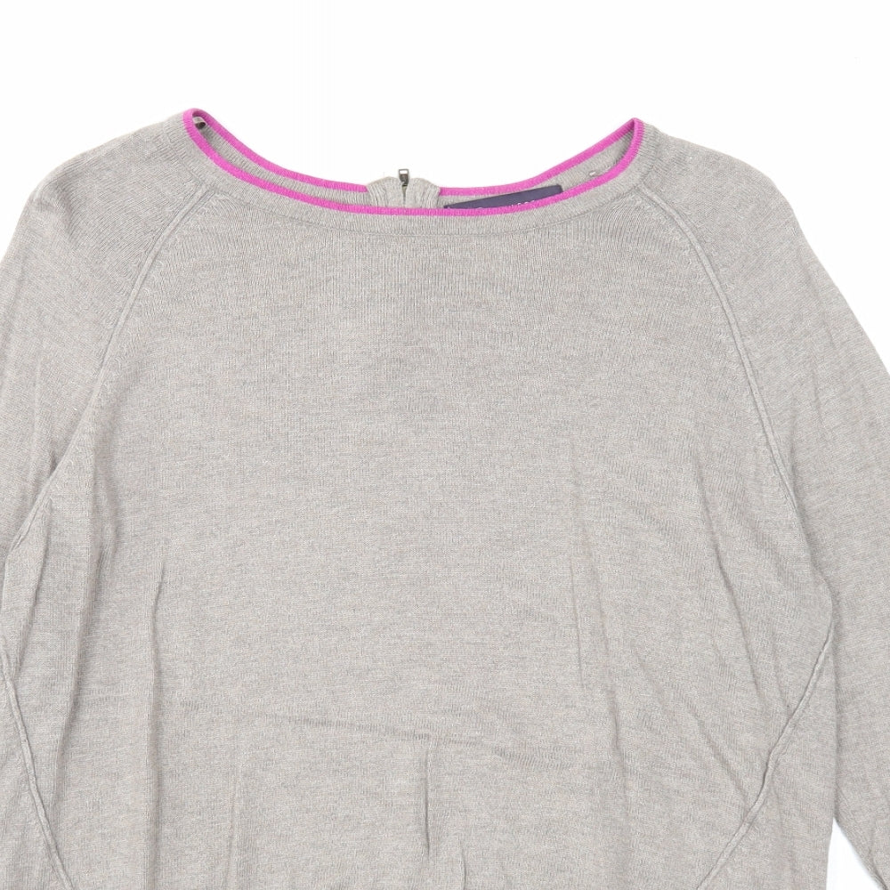 Womens UK Size 12 Marks and Spencer Brown Pullover Jumper
