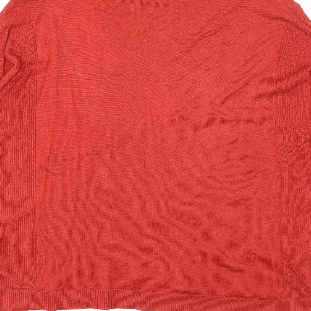 Womens UK Size 14 Marks and Spencer Red Pullover Jumper