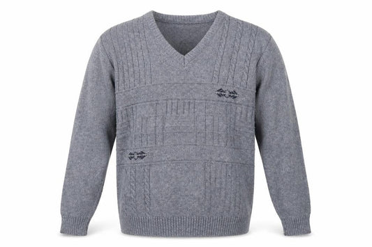 Mens UK Size S BHS Grey Pullover Jumper