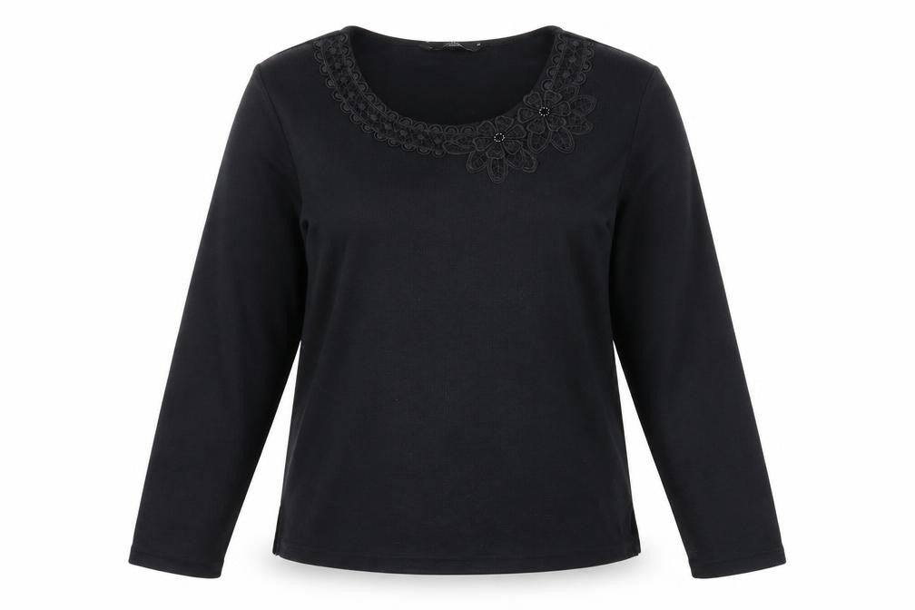 Womens UK Size M Bonmarché Black Pullover Jumper