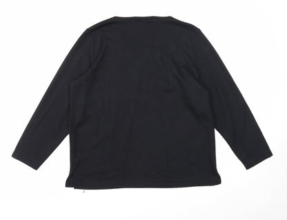 Womens UK Size M Bonmarché Black Pullover Jumper