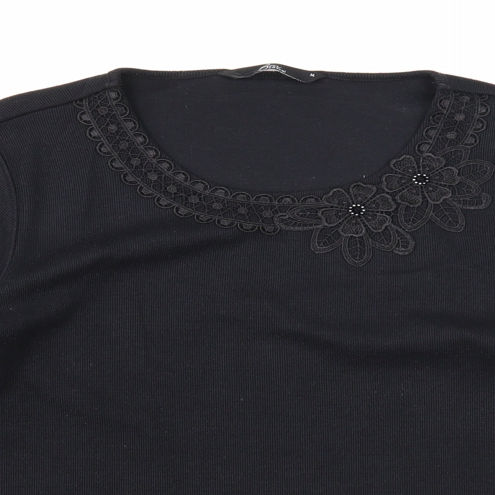 Womens UK Size M Bonmarché Black Pullover Jumper