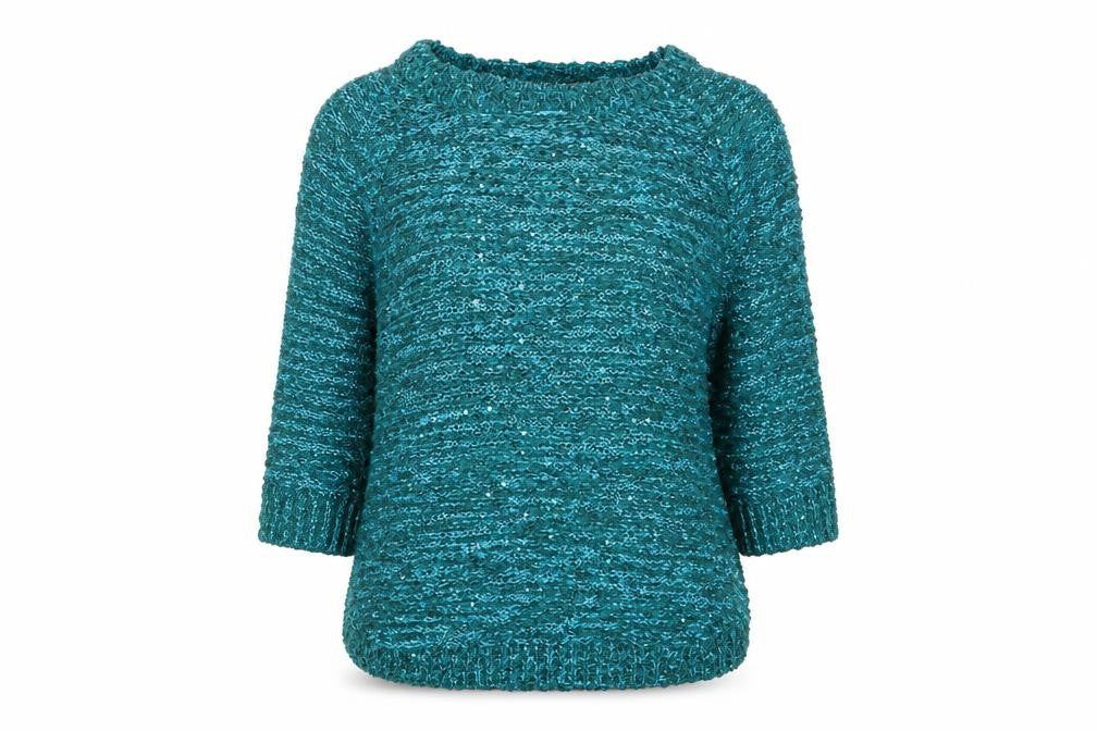 Womens UK Size S Bonmarché Blue Pullover Jumper