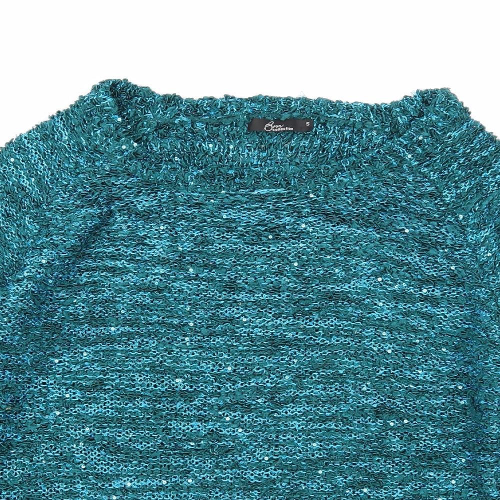 Womens UK Size S Bonmarché Blue Pullover Jumper